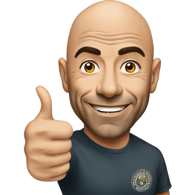 Joe Rogan giving a thumbs up emoji