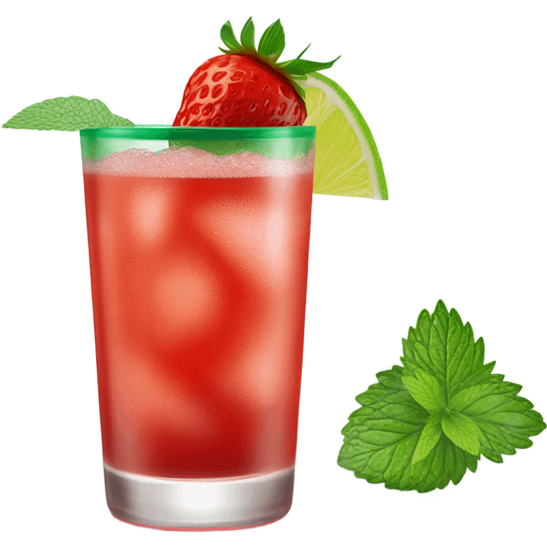 Strawberry daiquiri  emoji