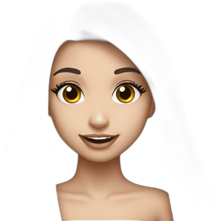 ghost face ariana grande emoji