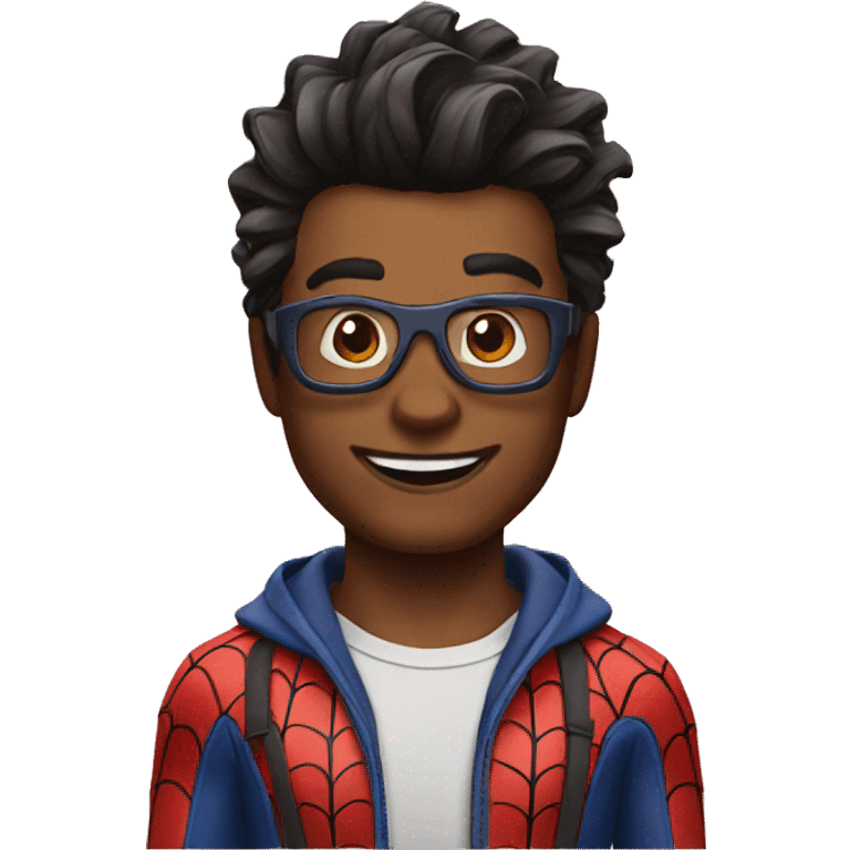 spiderman hair emoji