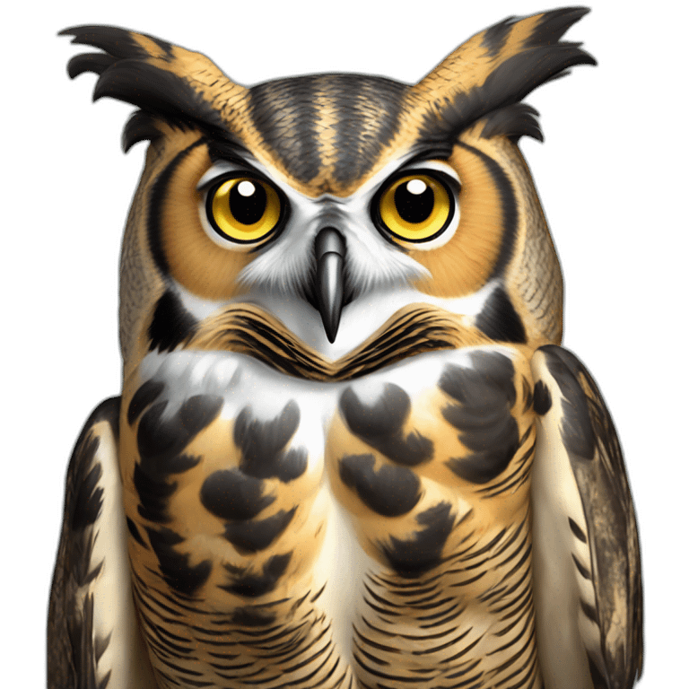 Great Horned Owl emoji