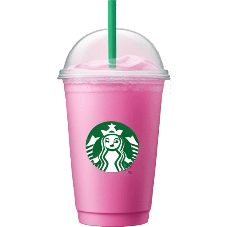 Pink starbucks refresher emoji