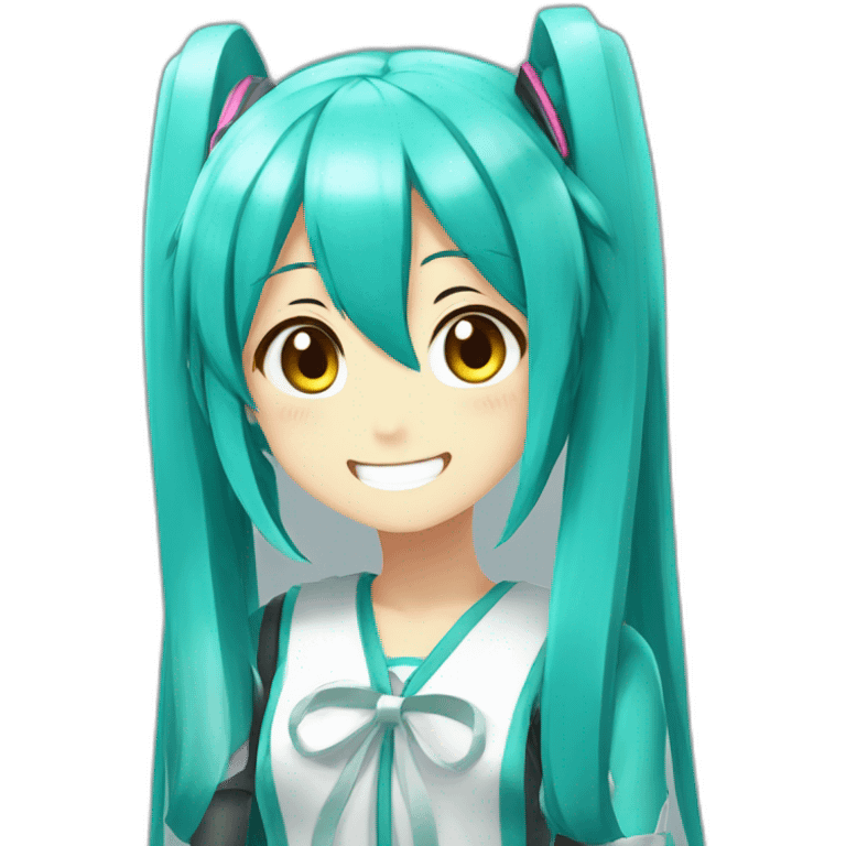 happy miku hatsune emoji