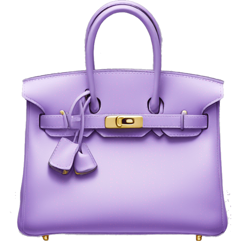 lilac hermes birkin bag emoji