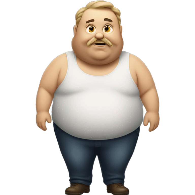 Fat man in a rascal emoji