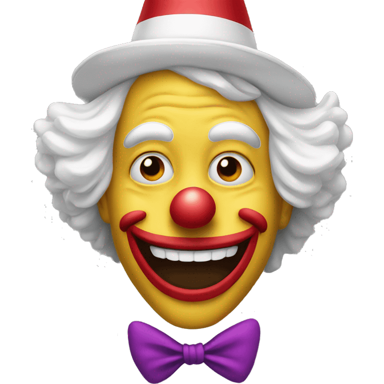 Clown face emoji