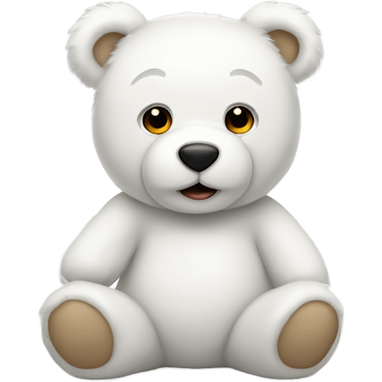  White teddy bear emoji