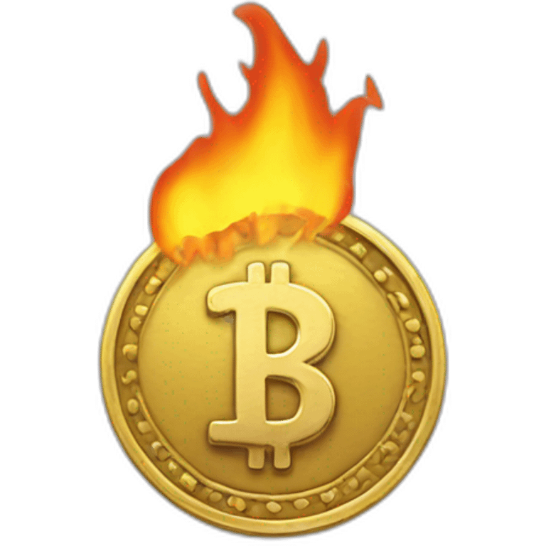 burning silwer coin emoji