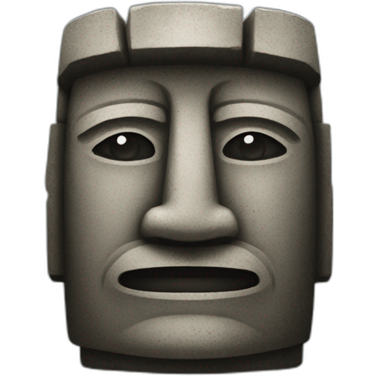 Limestone moai  emoji