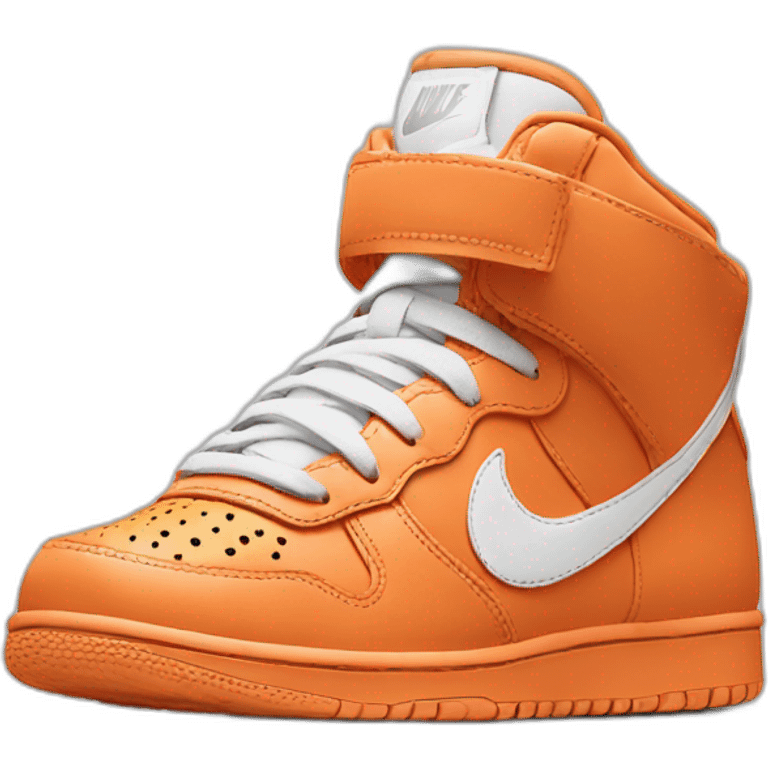 nike-sneakers-orange emoji