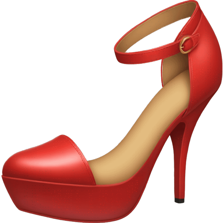 Red high heels  emoji