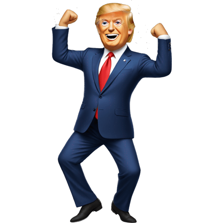 Donald trump dancing emoji