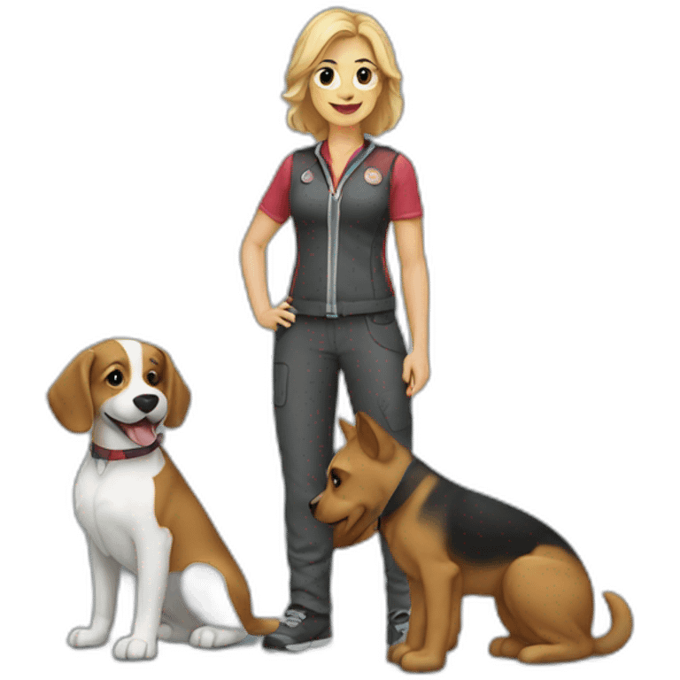 Dog trainer emoji