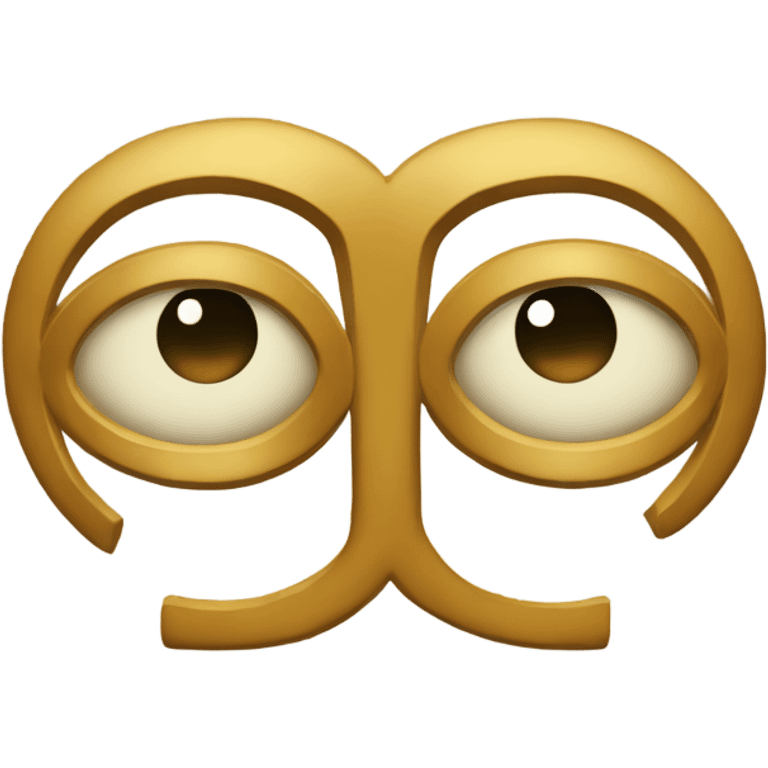 Vintage Gemini symbol  emoji