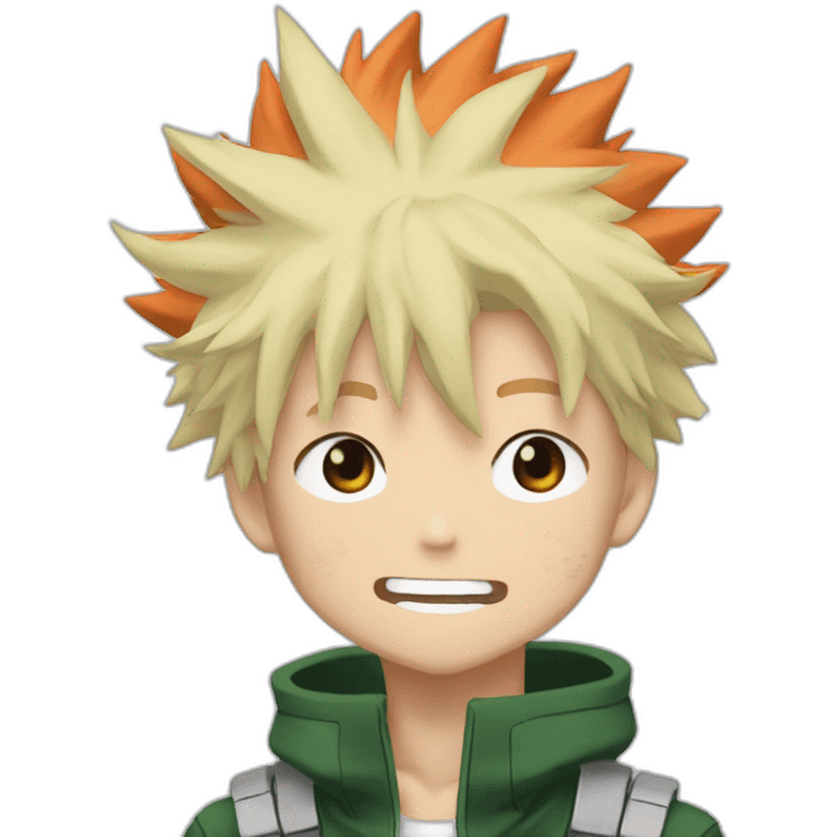 Bakugo my hero academia neutral emoji