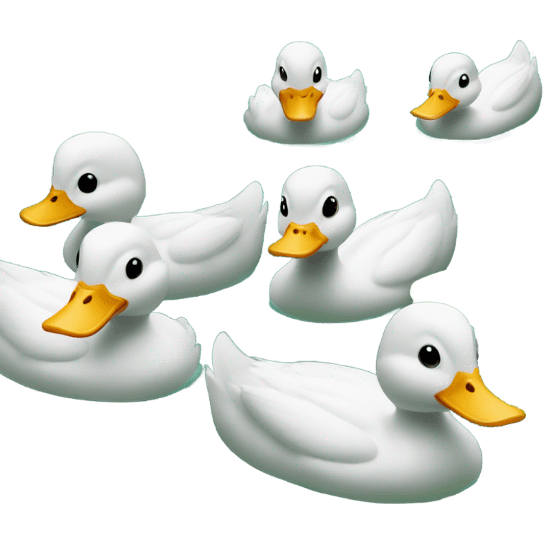 Ducks in pond emoji