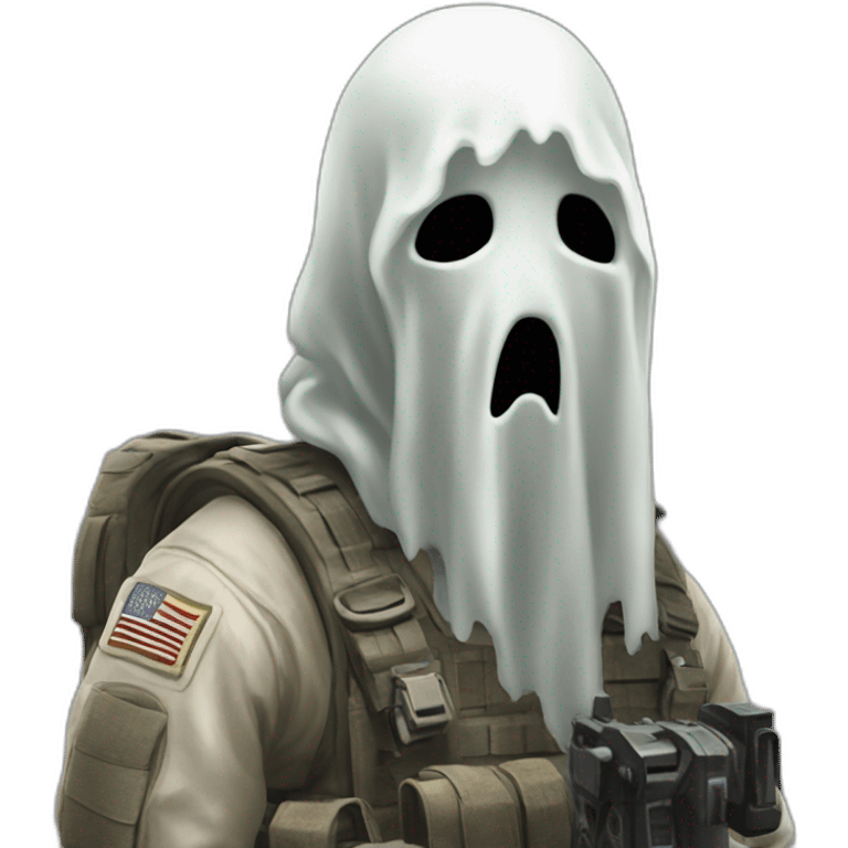 Ghost from call of duty emoji