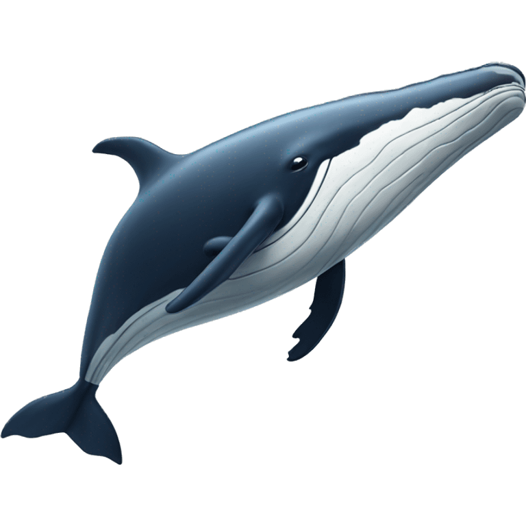 Humpback whale with a whistle  emoji