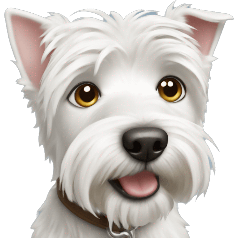 Westie dog emoji