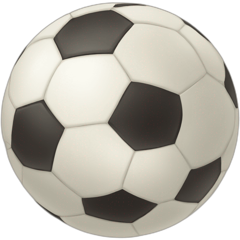 retro soccer ball emoji