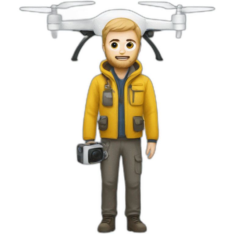 icelandic man with a drone emoji