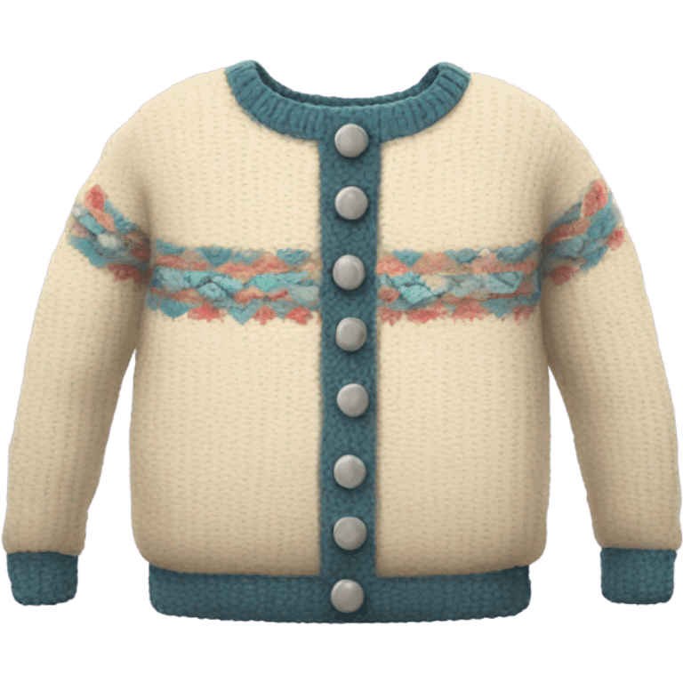 A cute and cozy sweater  emoji