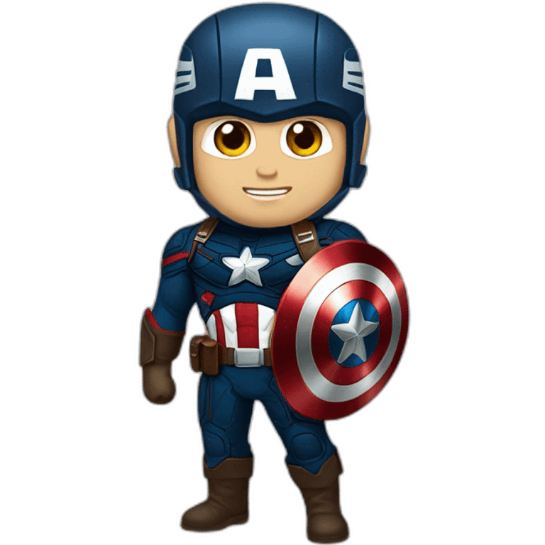 Bouclier Captain America emoji