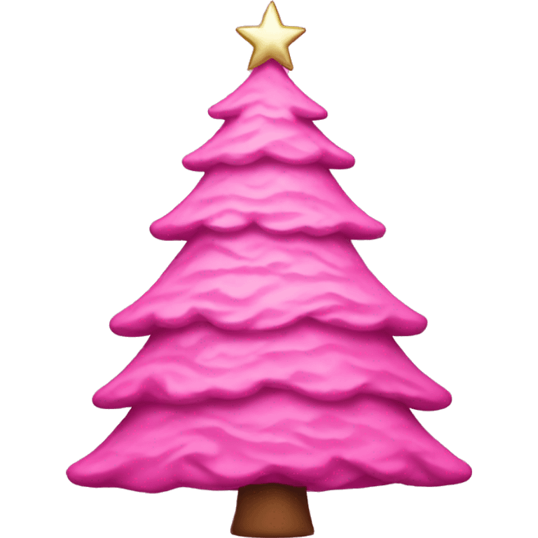 pink christmas tree emoji