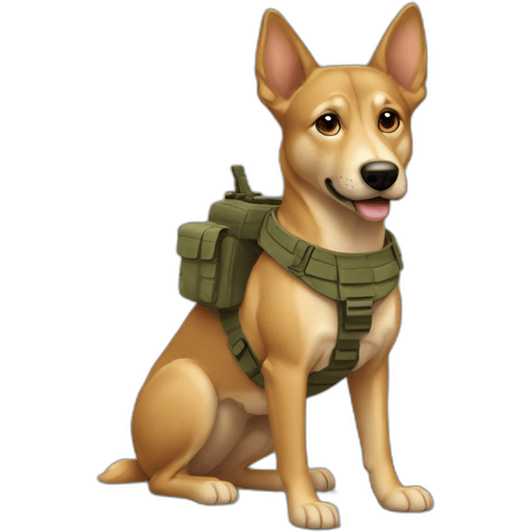 Army dog emoji