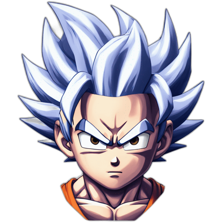 son goku ultra instinct emoji