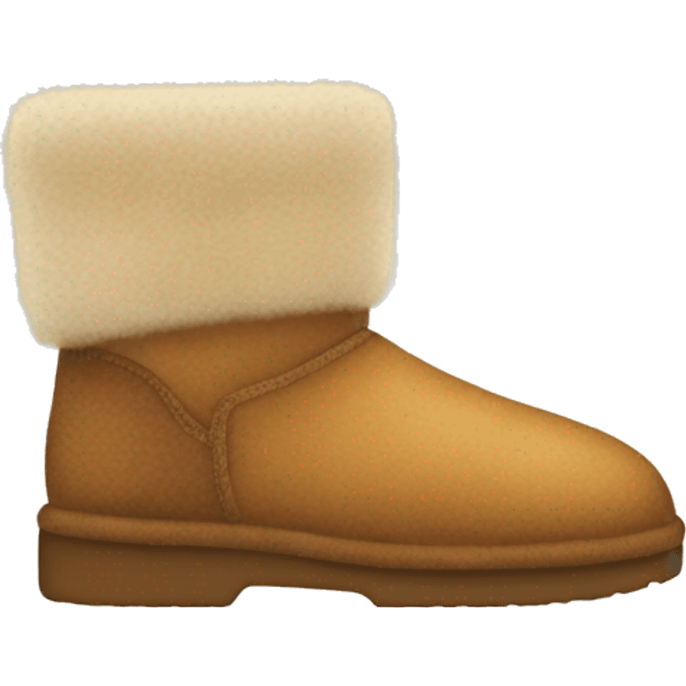 fuzzy boots like uggs emoji