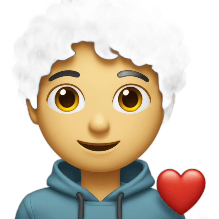 Coeur avec des main emoji