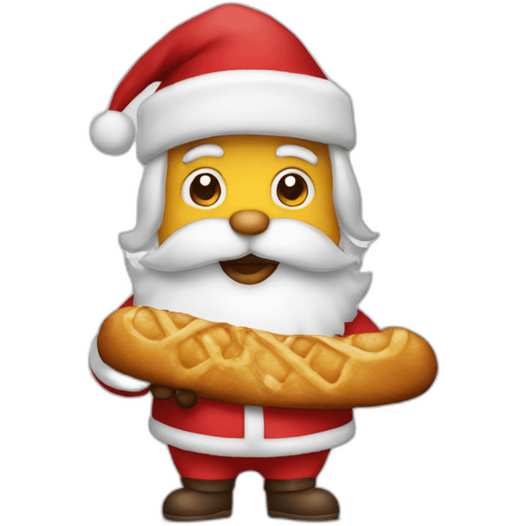 santa-holding-wiener-schnitzel emoji