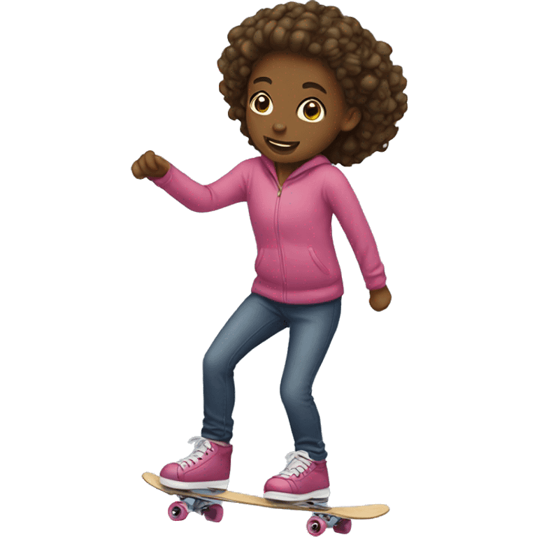 Girl skating  emoji