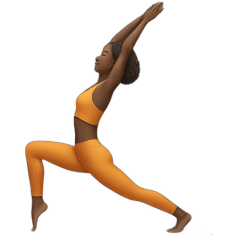 yoga on tv emoji