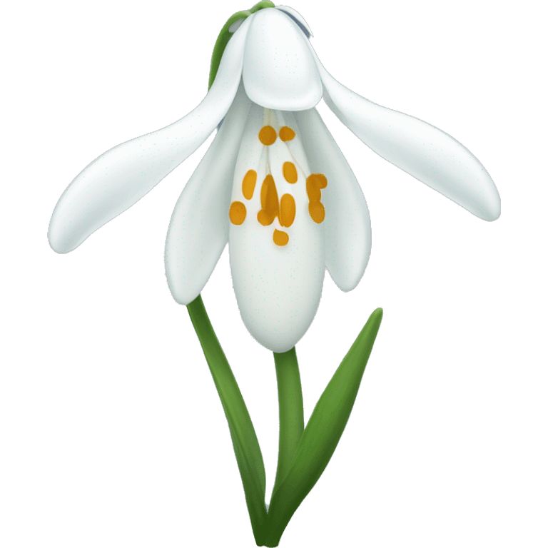 snowdrop emoji