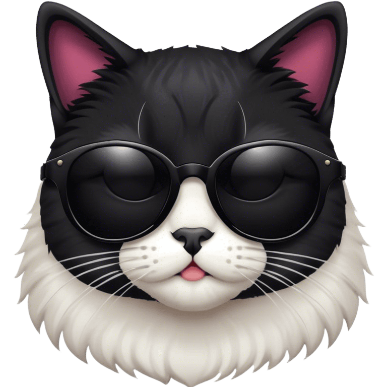 Cat wearing sunglasses emoji