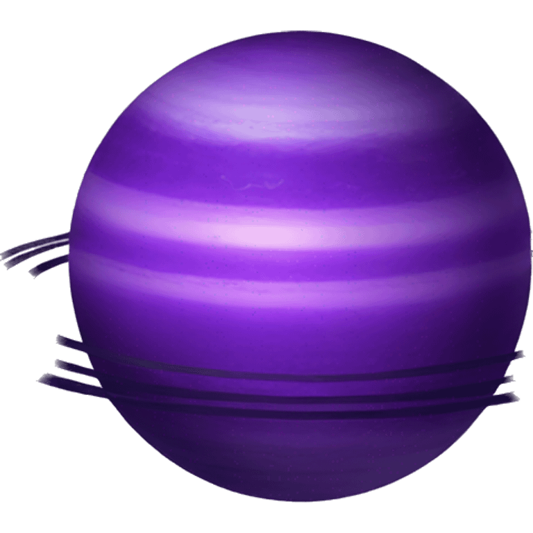 Saturn purple emoji