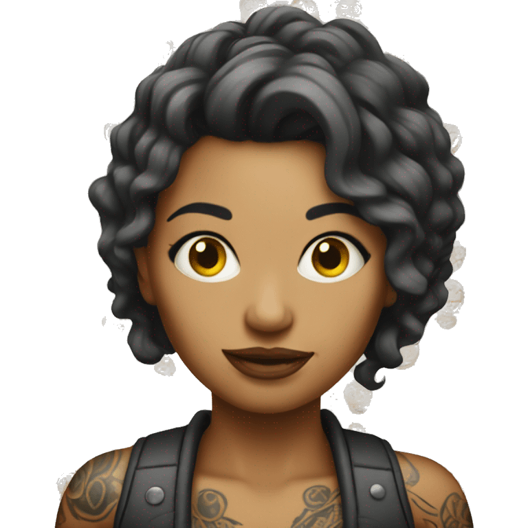 tattooed-woman emoji