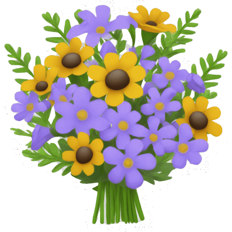 Wildflower bouquet  emoji