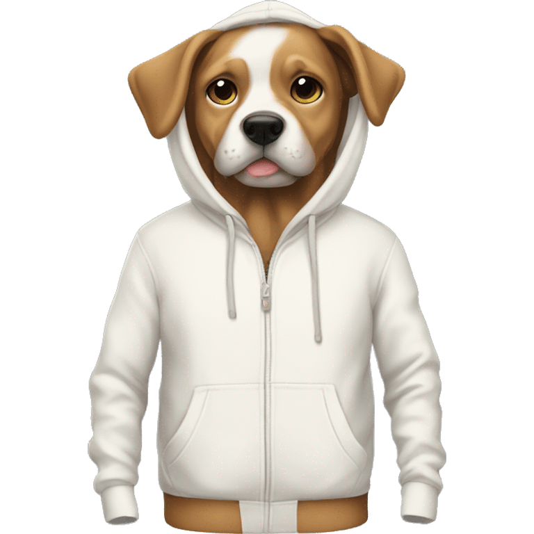 Dog ware hoodie emoji