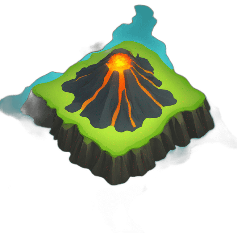 volcanic island emoji