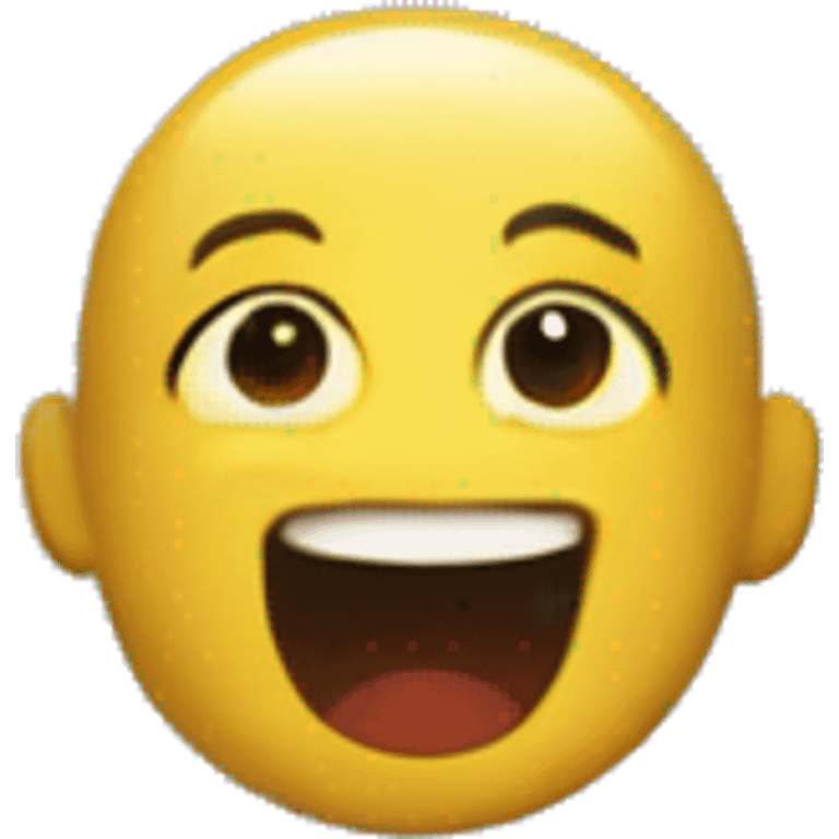 A super happy expression with waves emoji