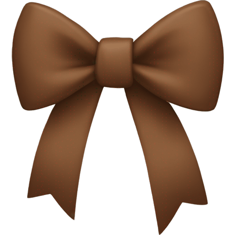 Brown bow emoji