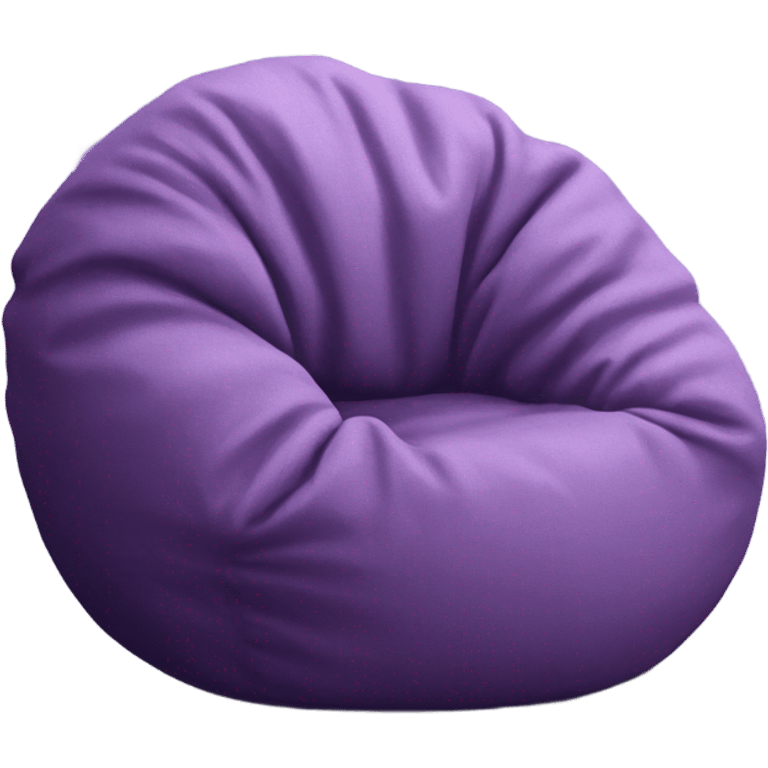 Beanbag purple emoji