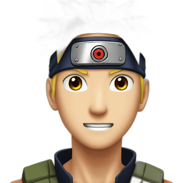 Naruto with the sharingan emoji