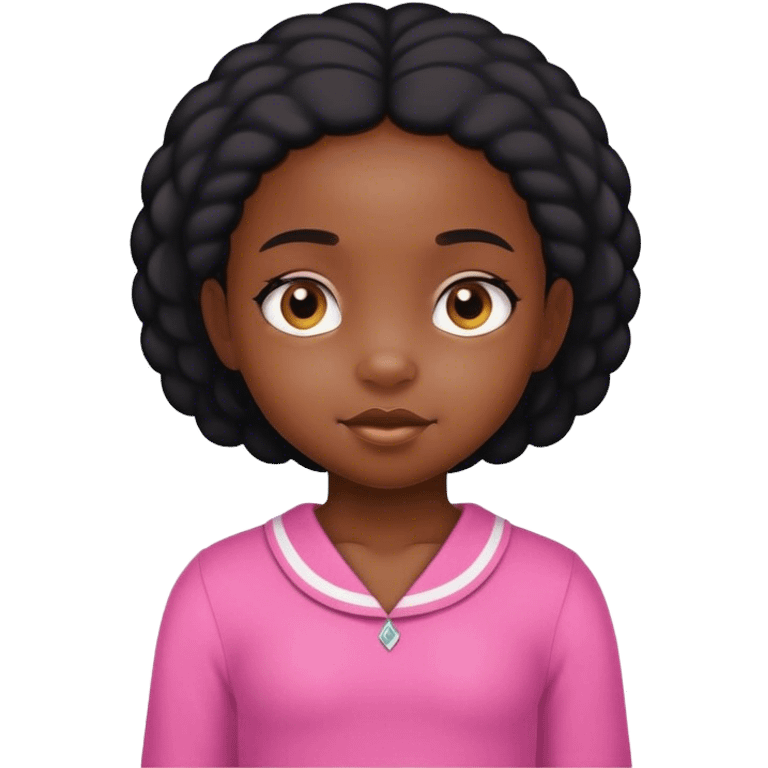 Black little girl emoji