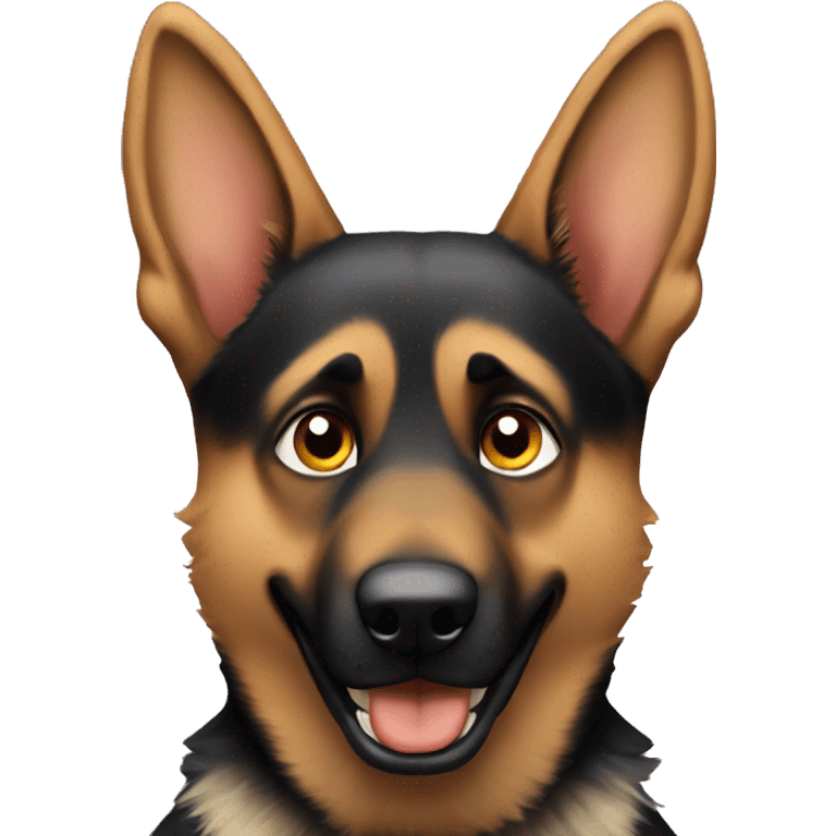 Mad German shepherd emoji