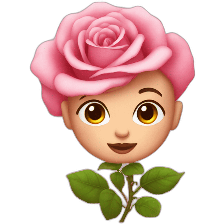 Rose baby emoji