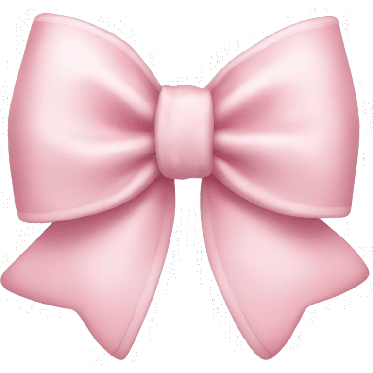 light pink bow emoji